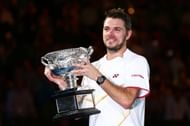 Stanislas Wawrinka lifts the 2014 Australian Open title